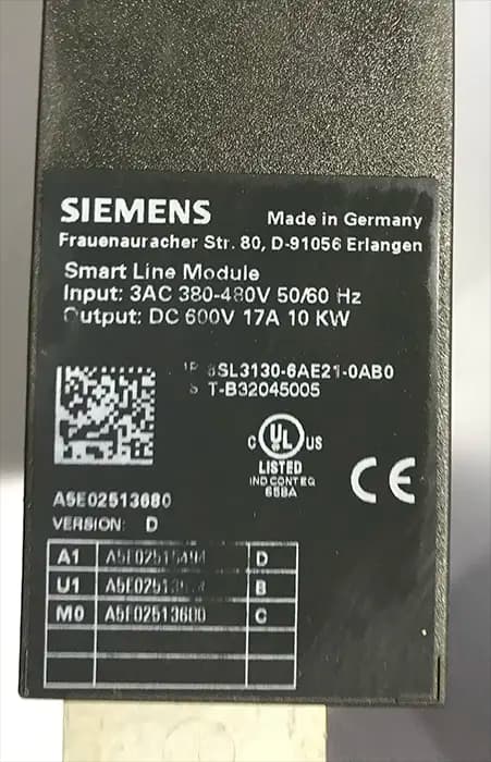 سروو درایو زیمنس 6SL3130-6AE21-0AB0 کارکرده