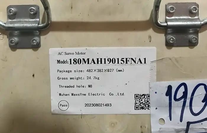 سروو موتور مکسین 180MAH19015FNA1 توان 3 بدون ترمز