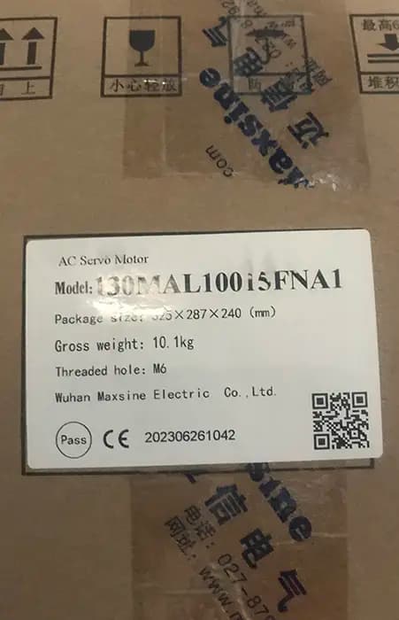 سروو موتور مکسین 130MAL10015FNA1 توان 1.5 بدون ترمز