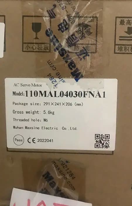 سروو موتور مکسین 110MAL04030FNA1 توان 1.5 بدون ترمز