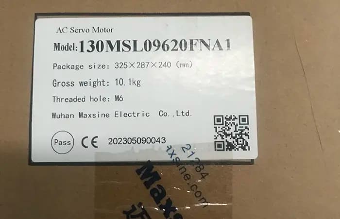 سروو موتور مکسین 130MSL09620FNA1 توان 2 بدون ترمز