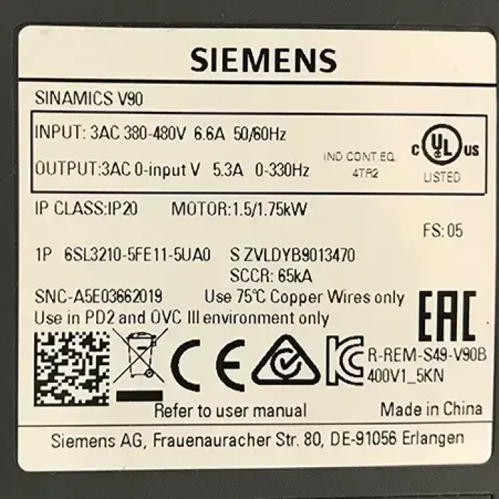 6sl3210-5fe11-5ua0-1